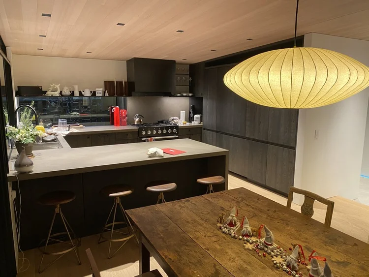 Built-in finish detail